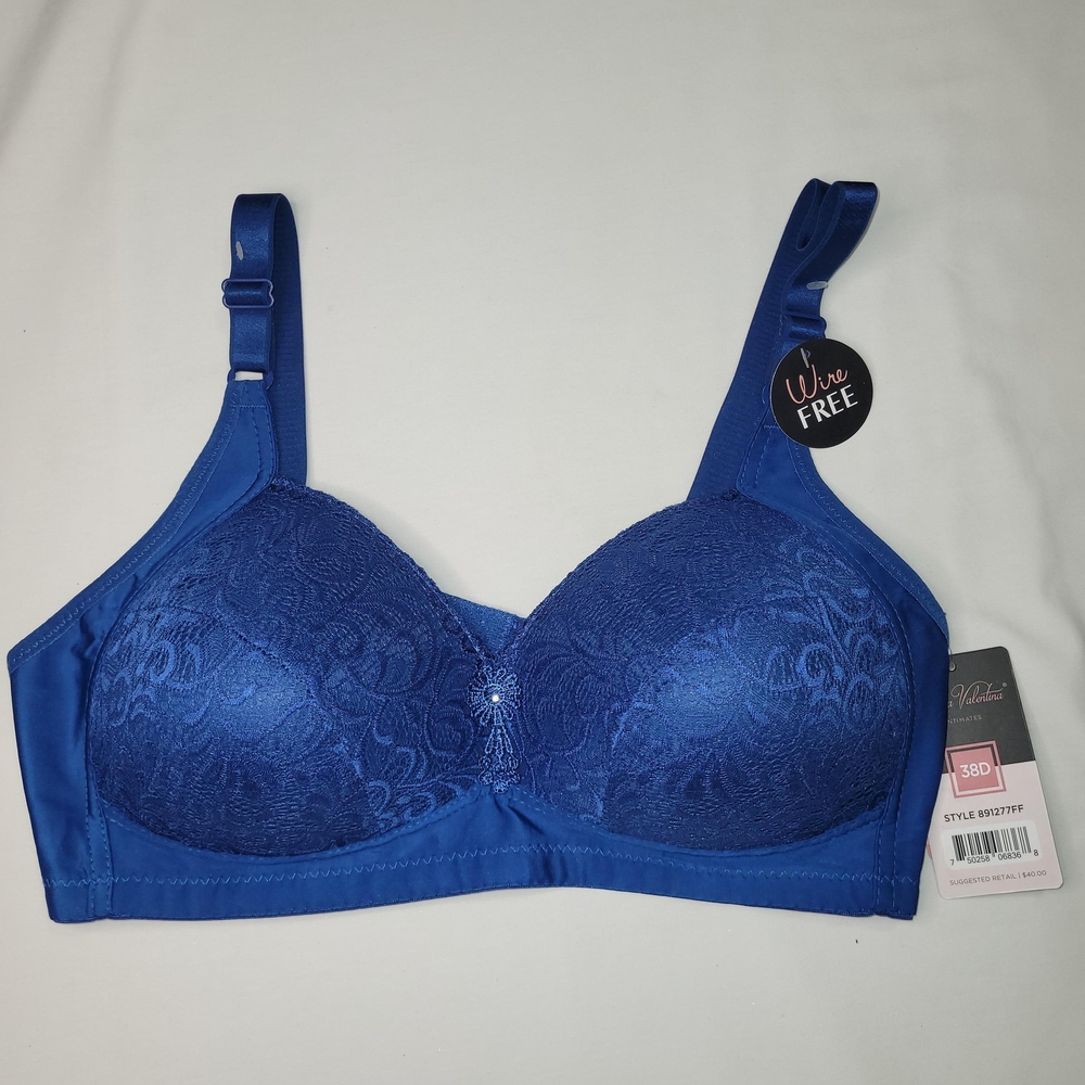 Vassarette Women's Vibrant Blue Wire-Free Bra